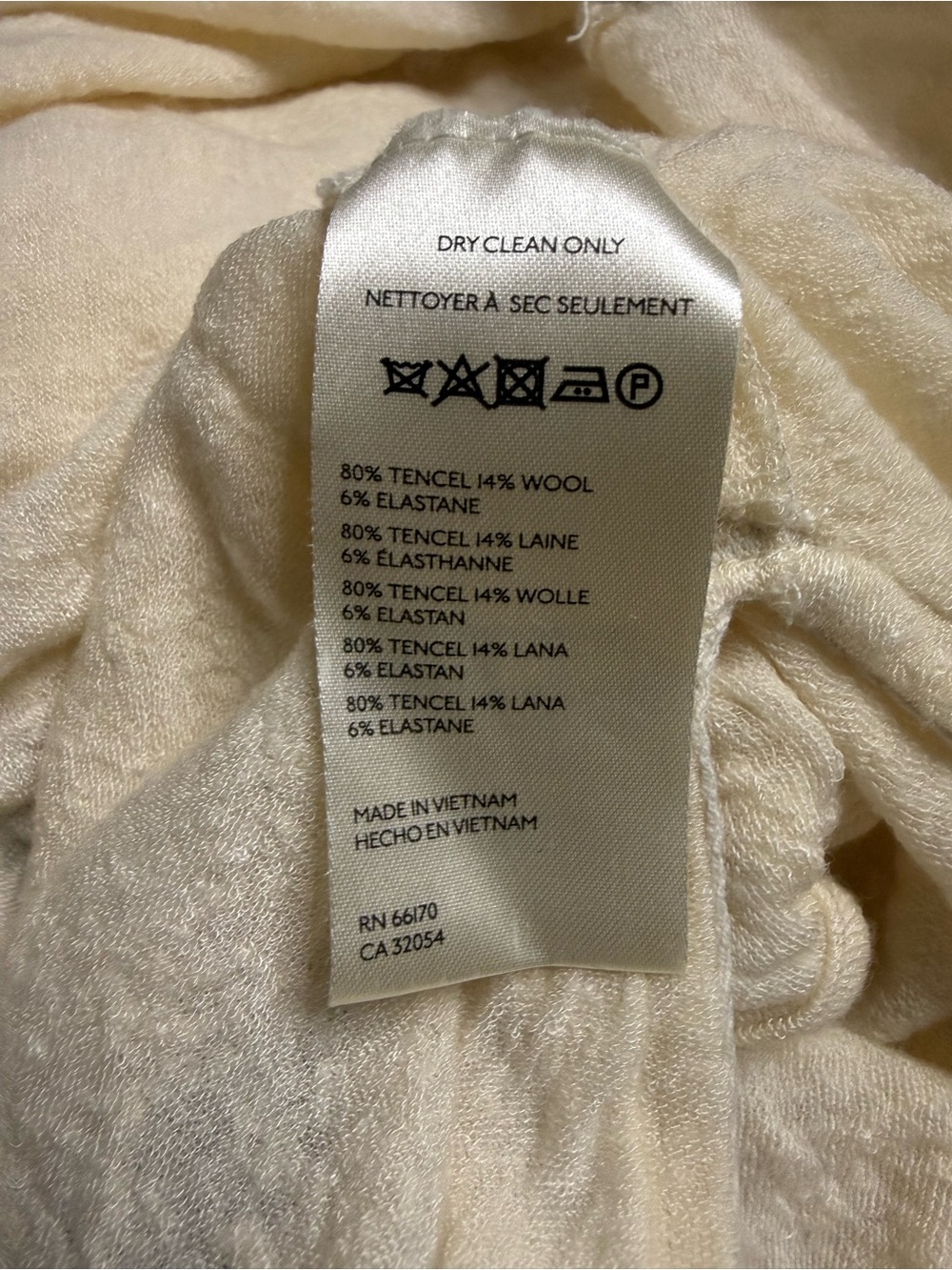 SOLD: Depop. Free People We The Free Ivory Stretch Dolman Top S - Picture 5 of 6